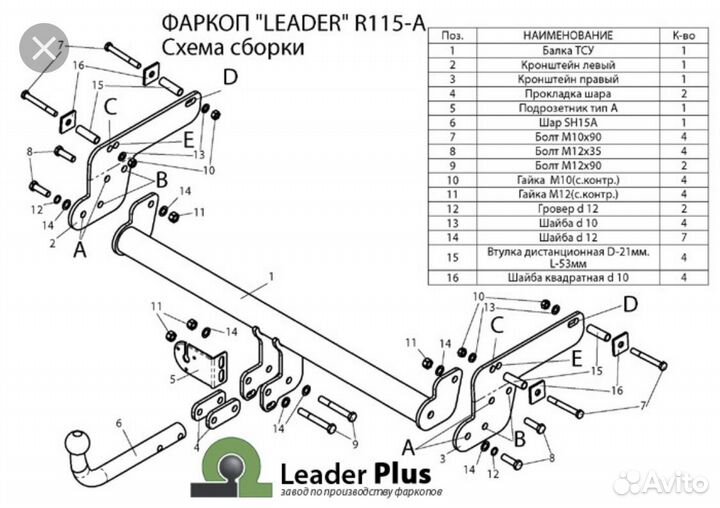 Фаркоп Рено Дастер