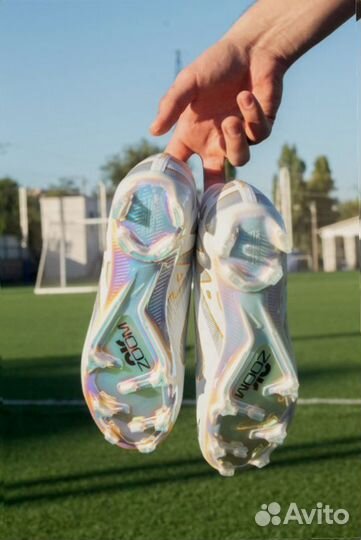 Бутсы Nike mercurial air zoom white pattern