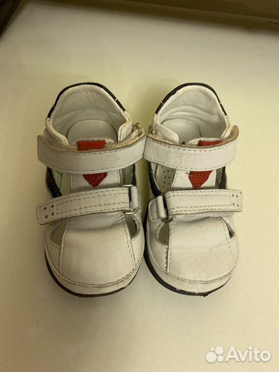 Сандалии кожаные 21 размер