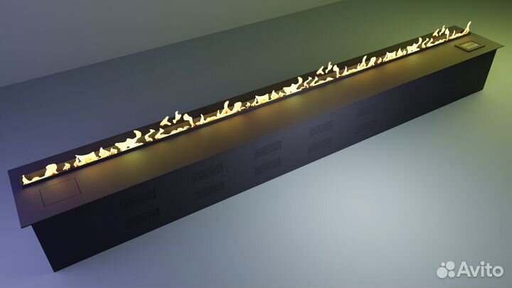 Паровой камин Vapor Black 1800мм