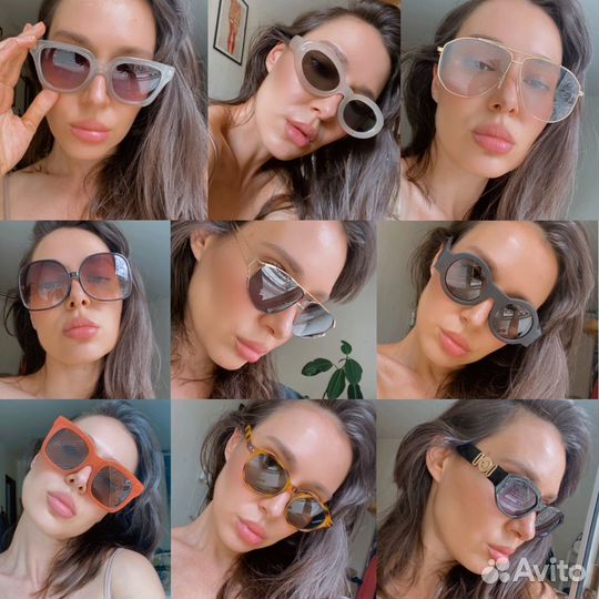 Солнцезащитные очки много