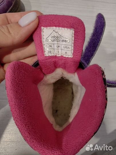 Ботинки зимние детские 22