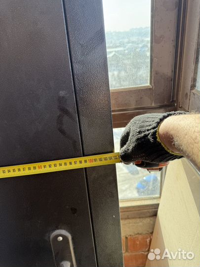 Дверь от застройщика