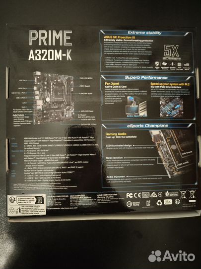 Новая Asus prime a320m k