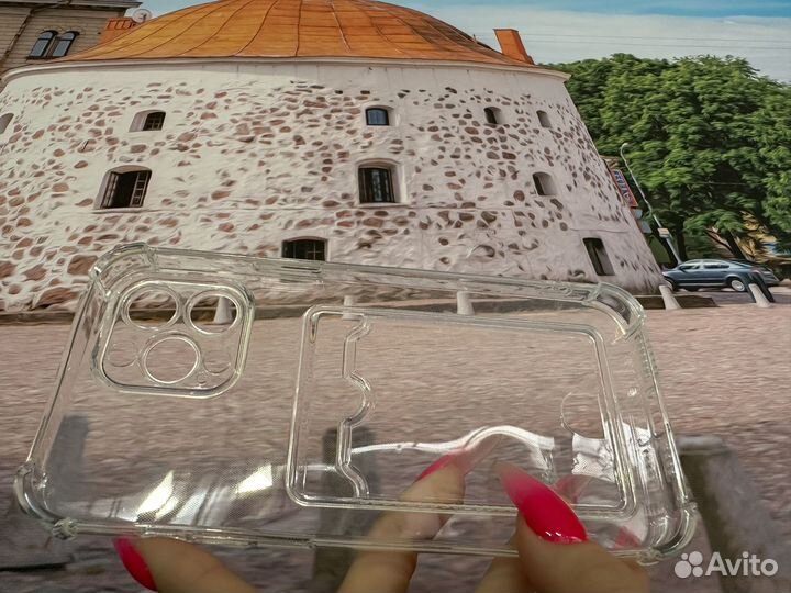 Чехол на iPhone прозрачный(на почти все модели)