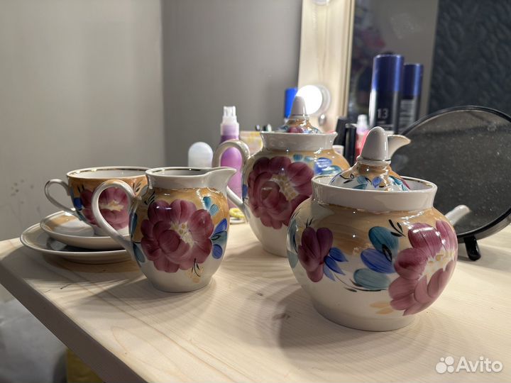 Чайный сервиз Дулево 93г ручная роспись