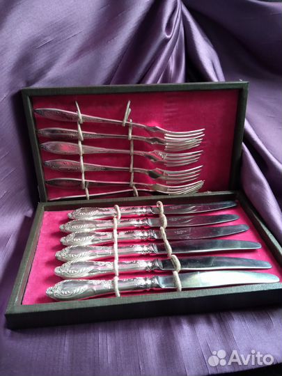 Мельхиоровый набор