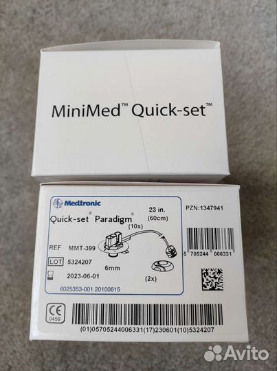 Катетеры для помпы Medtronic Квик Сет 6 мм/60см