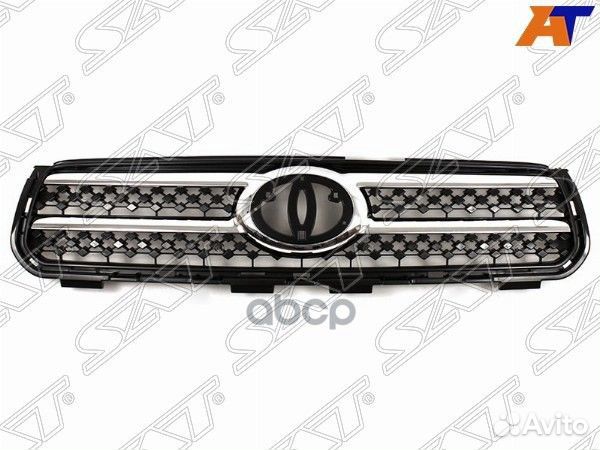 Решетка радиатора toyota RAV4 05-08 черная с хром