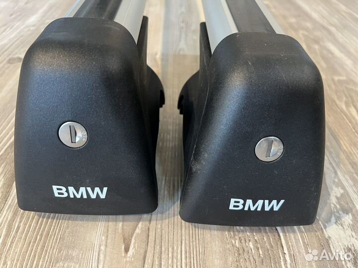 Поперечины на релинги на крышу BMW X6 (E71)