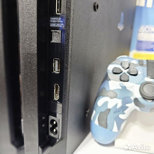 PS4 PRO 1TB, самая новая ревизия +GTA,FIFA 24