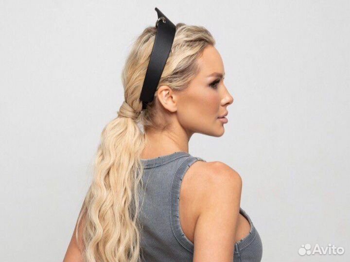 Кокошник кожаный