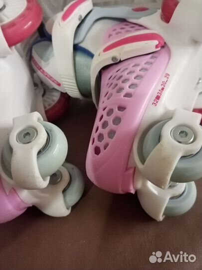 Роликовые коньки детские раздвижные
