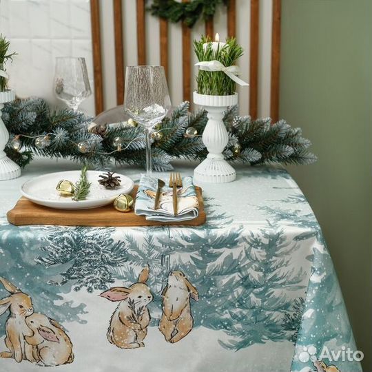 Скатерть новогодняя Этель новая