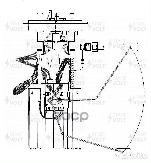 Модуль топливного насоса для а/м VAG Tiguan I
