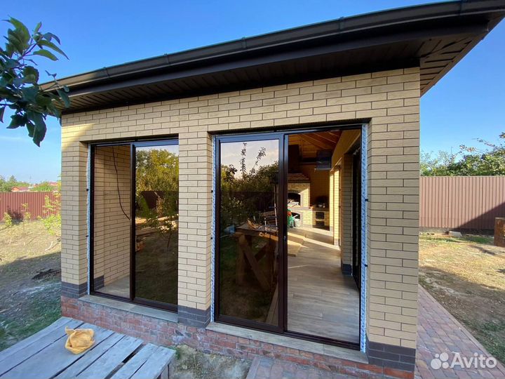 Раздвижные окна в беседку,террасу