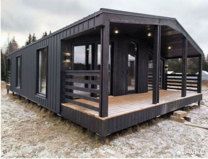 Каркасный дом с доставкой 40 м кв, арт. дн-2010