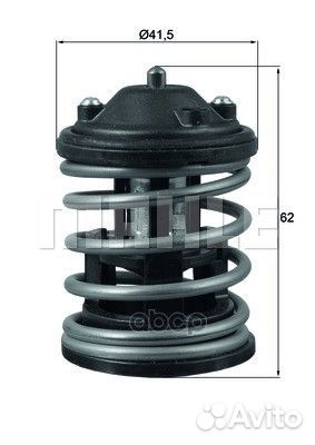 Термостат BMW 1/3/5/X1/X3 diesel 2005- TX16387D