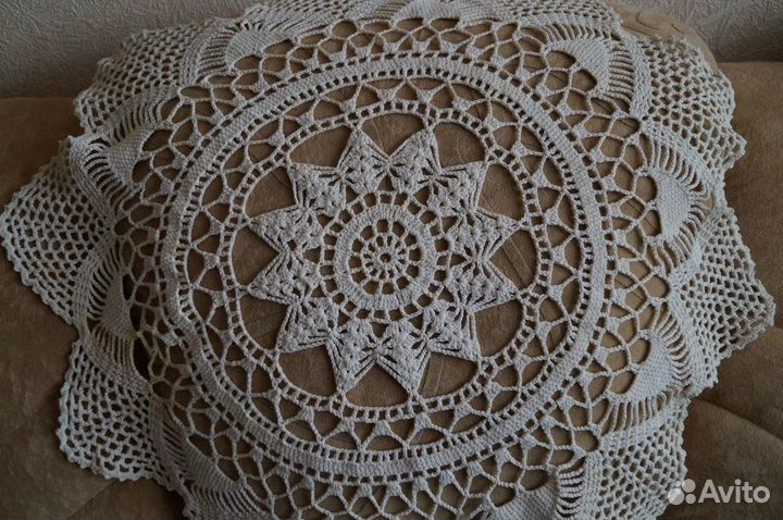 Вязаные салфетки
