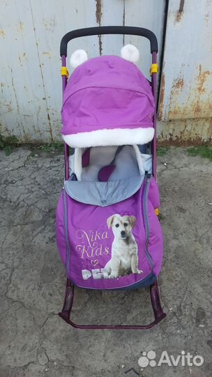 Санки коляска ника