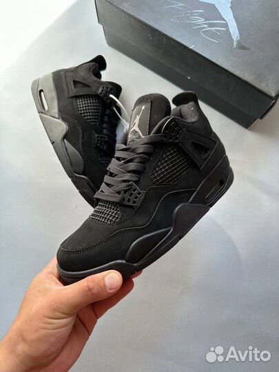 Nike air jordan 4 retro black cat