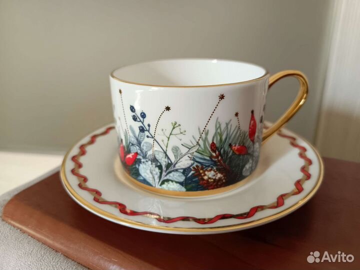 Бокал, чайная пара, чашка с блюдцем. ифз