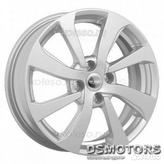 Диски кс893 6/16 4x100 ET41 d60.1 сильвер