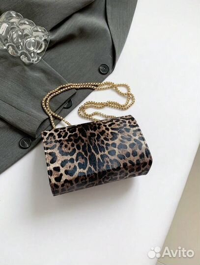 Сумка леопардовая
