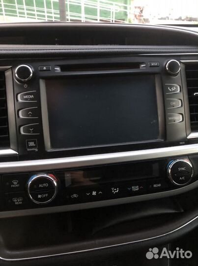 Магнитолла тойота хайлендер 3(U50)