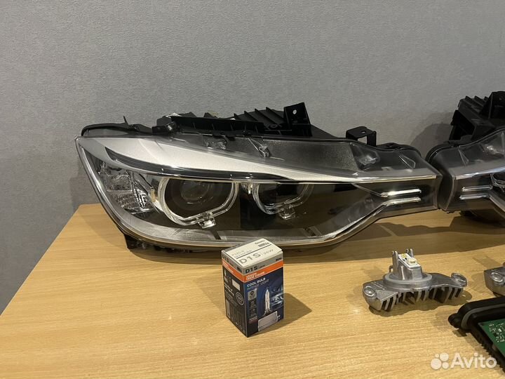 Фары BMW F30 дорестайлинг всборе с блоками