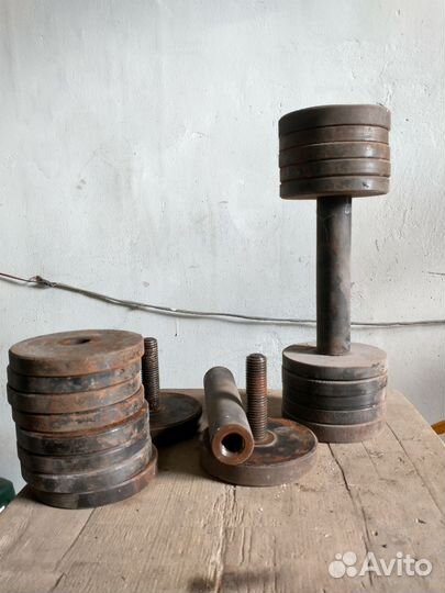 Гантели наборные СССР