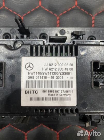 Блок управления климатом Mercedes w212 A 212 900 0