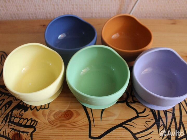 Детская силиконовая посуда