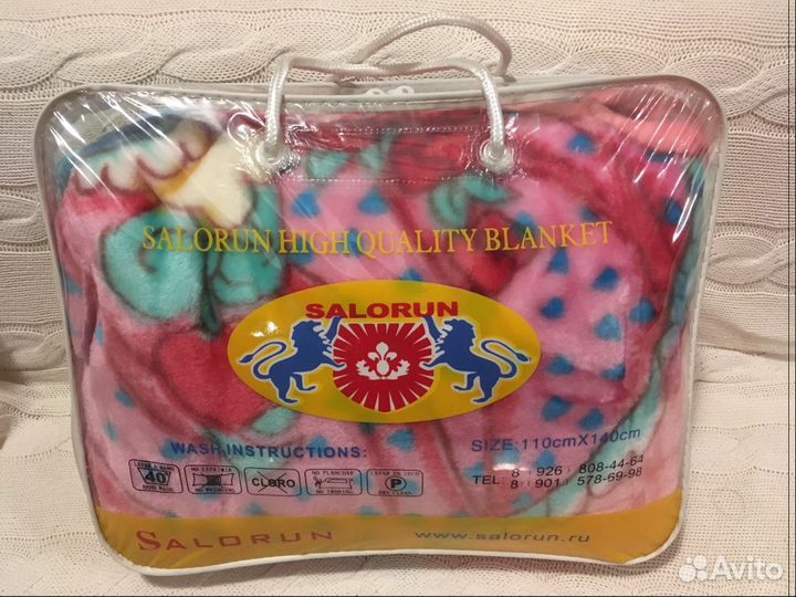 Плед / одеяло детское Salorun 110х140 см