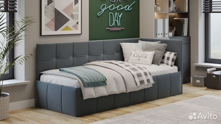 Детский мягкий диван с подъемным механизмом