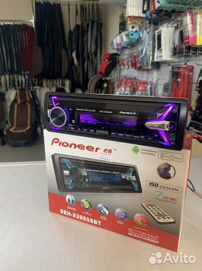 Магнитола 1din DHD pioneer - 2860.Автомагнитола