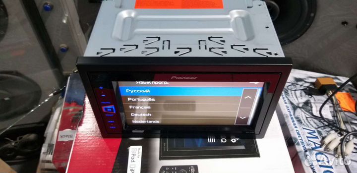 Магнитола Pioneer MVH-AV185 с пультом Mosfeet