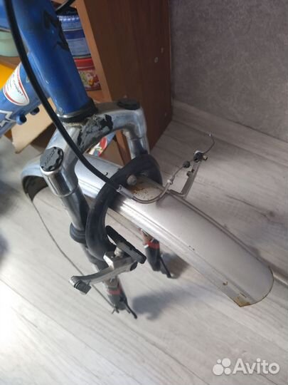 Рама велосипедная с рулём и тормозами