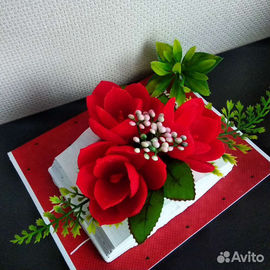 Кашпо гипсовое. Для мыльных букетов