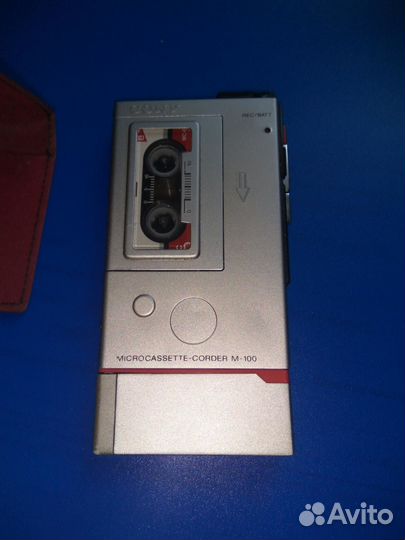Sony M-100 микрокассетный Corder, серебро, Япония