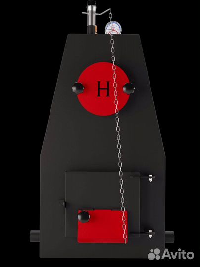 Твердотопливный котёл 65 квт