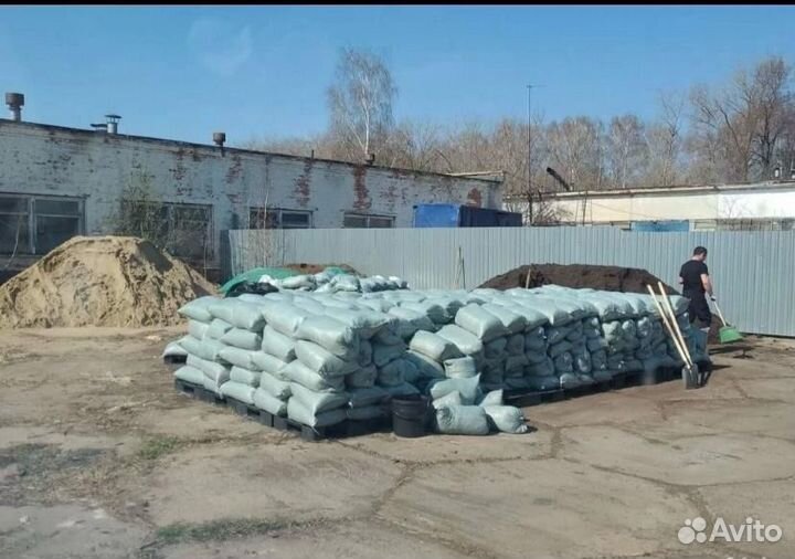 Плодородный грунт в мешках для теплицы