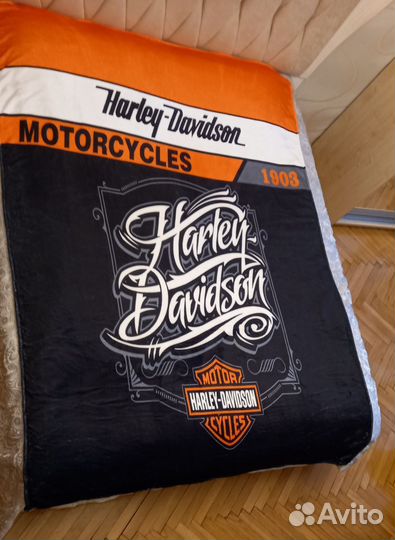 Плед покрывало Harley-Davidson