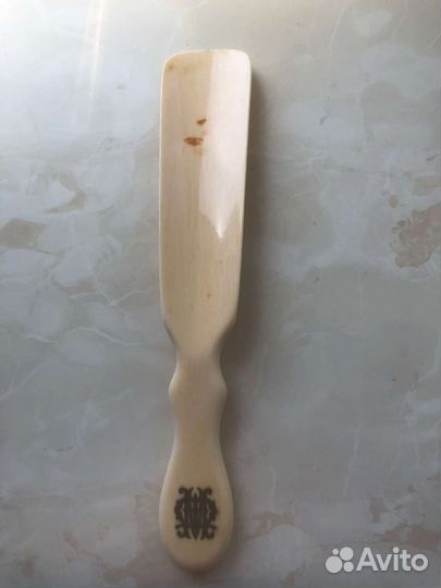 Ложка,Рожок для обуви. Кость
