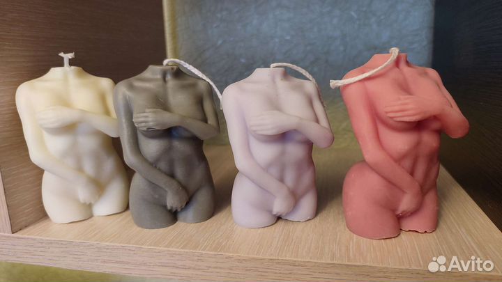 Свеча мужской/женский торс