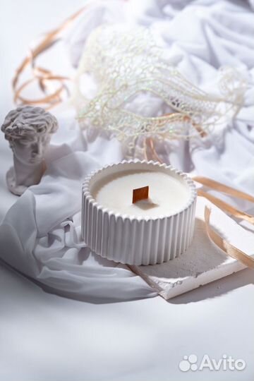Ароматическая свеча ручной работы