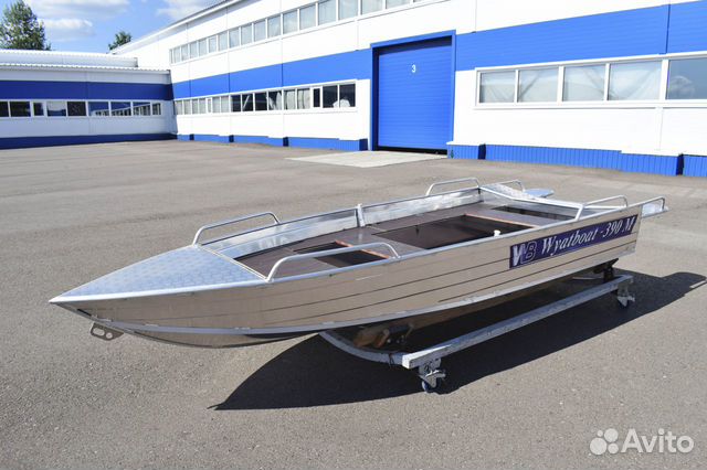 Новая алюминиевая моторная лодка Wyatboat 390M