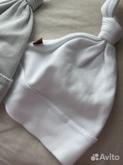 Шапочки для новорожденных 0-3 месяца