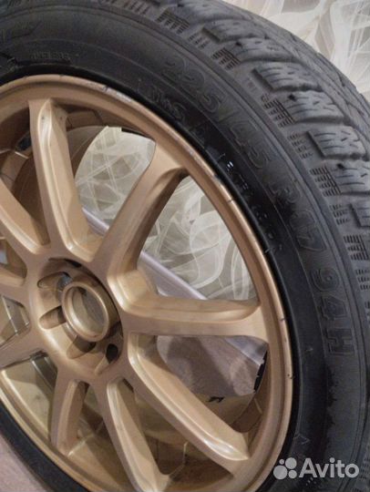 Колёса в сборе на зимней резине r17