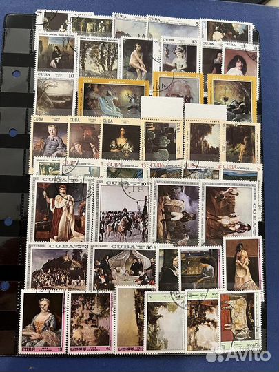 Две полные страницы Марок живопись